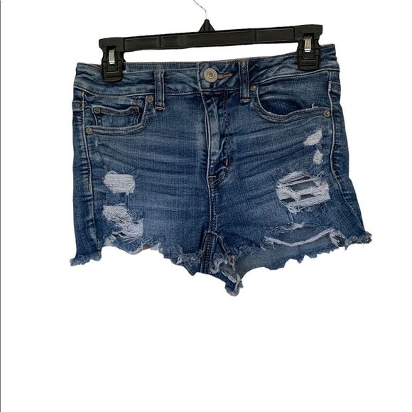 AMERICAN EAGLE RIPPED NEXT LEVEL STRETCH SHORTS - Picture 1 of 4